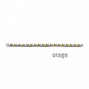 Orage Armband - BA187  voor heren bicolor